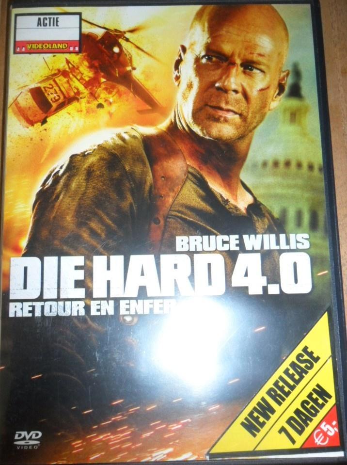 dvd Die hard 4, Cd's en Dvd's, Dvd's | Actie, Zo goed als nieuw, Actiethriller, Vanaf 16 jaar, Ophalen of Verzenden
