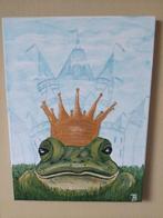 Kikker schilderij Efteling stijl, Verzamelen, Ophalen of Verzenden, Overige typen