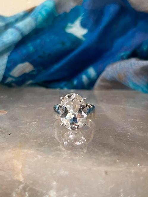 Bergkristal azeztuliet XL hoge trilling beschermt eyecatcher, Sieraden, Tassen en Uiterlijk, Ringen, Nieuw, Dame of Heer, 17 tot 18