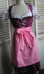 tiroler dirndl jurk, schort, blouse nr KK 1052, Carnaval, Zo goed als nieuw, Kleding, Maat 36 (S)