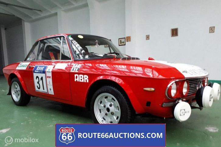 Lancia Fulvia HF 1600 Corsa | 1972 | Route 66 Auctions, Auto's, Oldtimers, Bedrijf, Te koop, Lancia, Benzine, Overige carrosserieën