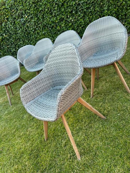 Le Sud Abruzzo tuinstoelen 6 stuks DEFECT!, Tuin en Terras, Tuinstoelen, Gebruikt, Ophalen