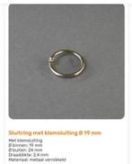 Sluitring met klemsluiting 800 stuks, Ophalen of Verzenden, Nieuw