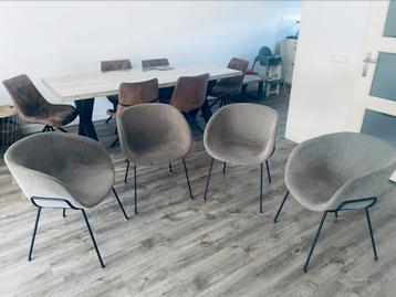 Eetkamerstoelen van Zuiver | 4 Design eetkamerstoelen beschikbaar voor biedingen