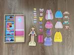 Magnetische houten aankleedpop met accessoires speelgoed, Kinderen en Baby's, Speelgoed | Houten speelgoed, Overige typen, Ophalen of Verzenden