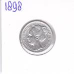 Schaarse 1/2 gulden 1898 Kroningsjaar Wilhelmina, Postzegels en Munten, Munten | Nederland, ½ gulden, Zilver, Ophalen of Verzenden