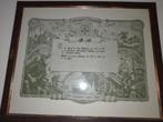 Te koop mooie Duitse kriegs ckronik oorkonde, Ophalen of Verzenden, Landmacht, Duitsland