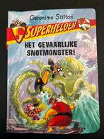 Geronimo Stilton Superhelden: Het gevaarlijke snotmonster!, Boeken, Kinderboeken | Jeugd | onder 10 jaar, Ophalen of Verzenden