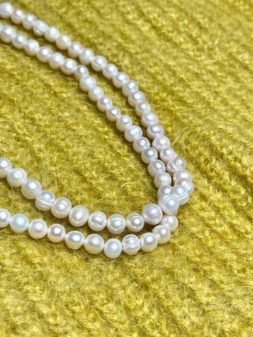Lang Parelcollier (98cm), 925 Zilver beschikbaar voor biedingen