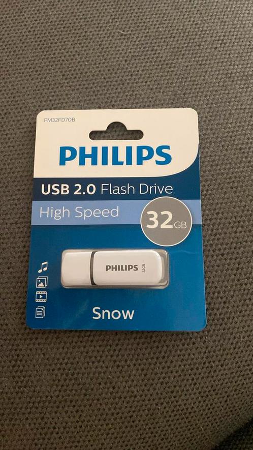 Philips USB Flash Drive FM32FD70B/10, Computers en Software, USB Sticks, Zo goed als nieuw, Ophalen of Verzenden