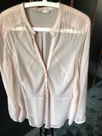 Poederroze doorzichtige blouse, Ophalen of Verzenden, Zo goed als nieuw, Maat 46/48 (XL) of groter, Roze