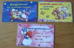 drie plastic Diddl pasjes met tekst, Verzamelen, Diddl, Ophalen of Verzenden, Gebruikt, Overige typen