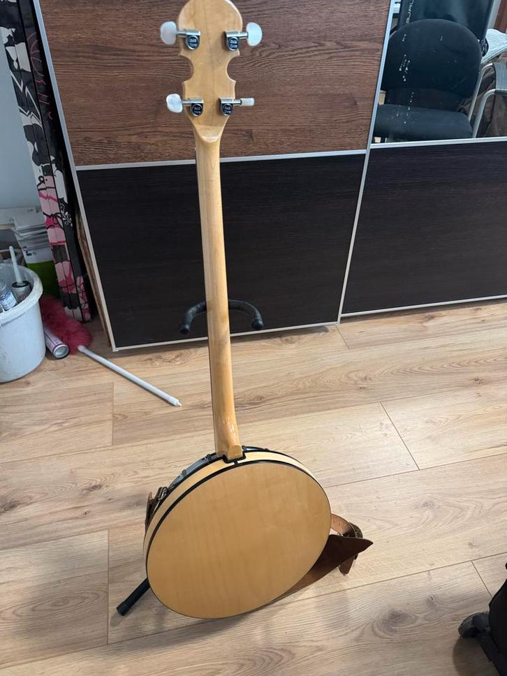 Plectrum Banjo - Klassiek Instrument, Muziek en Instrumenten, Snaarinstrumenten | Banjo's, Gebruikt, Overige typen, Ophalen of Verzenden