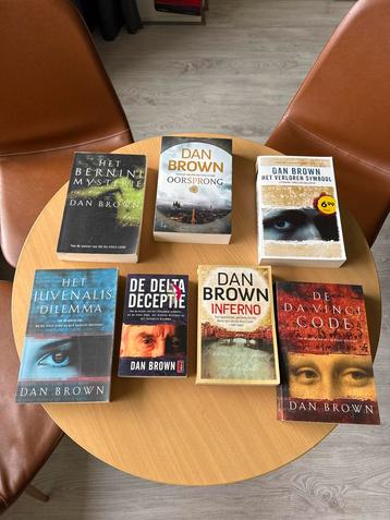 Dan Brown Boeken Collectie (7 romans) beschikbaar voor biedingen