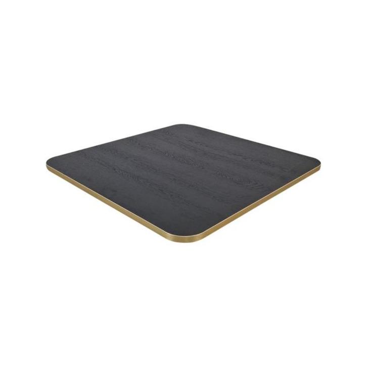 Messing bladen, Urban melamine horeca tafelbladen zwart  454, Huis en Inrichting, Tafels | Bijzettafels, Nieuw, Rechthoekig, 60 cm of meer