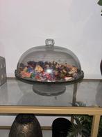 Glazen Decoratie /stolp met droogbloemen, Huis en Inrichting, Woonaccessoires | Stolpen, Ophalen of Verzenden, Zo goed als nieuw