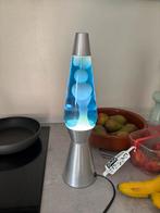 Lavalamp blauw wit, Huis en Inrichting, Lampen | Tafellampen, Ophalen, Zo goed als nieuw, Minder dan 50 cm