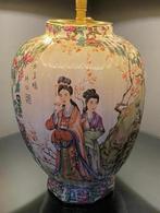 Chinese tafellamp (zie omschrijving)., Huis en Inrichting, Lampen | Tafellampen, Verzenden, Zo goed als nieuw, 50 tot 75 cm
