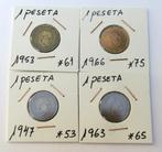 **  SPANJE  -  1 Peseta Diverse jaren + Ster Nummer  **, Postzegels en Munten, Munten | Europa | Niet-Euromunten, Verzenden, Overige landen
