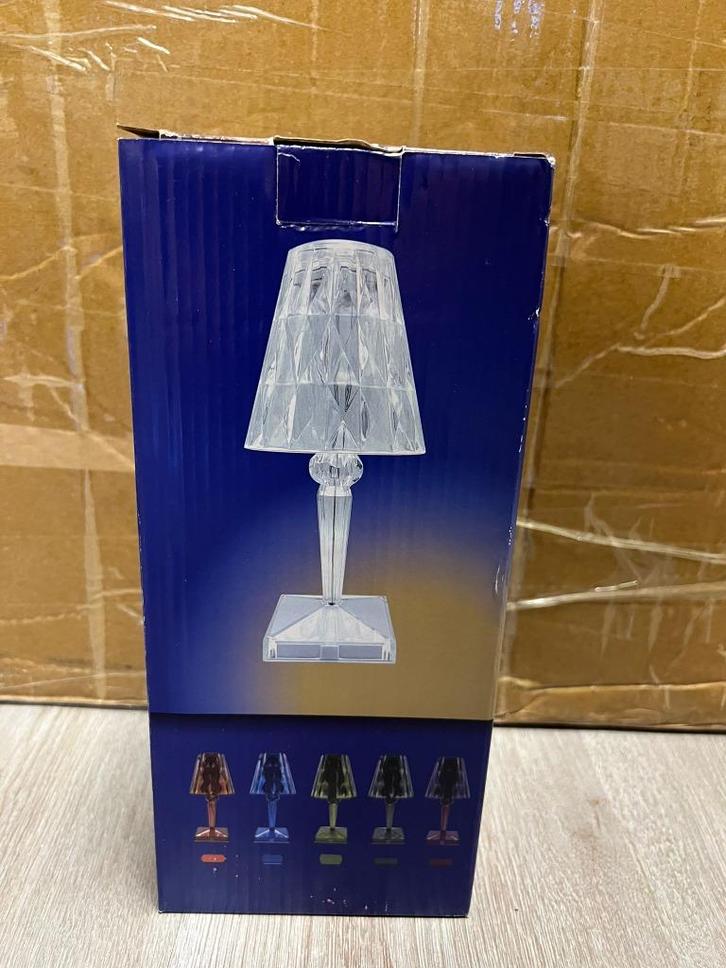 Twee soorten Rose Diamand tafellampen - USB  oplaadbaar!, Huis en Inrichting, Lampen | Tafellampen, Nieuw, Minder dan 50 cm, Glas