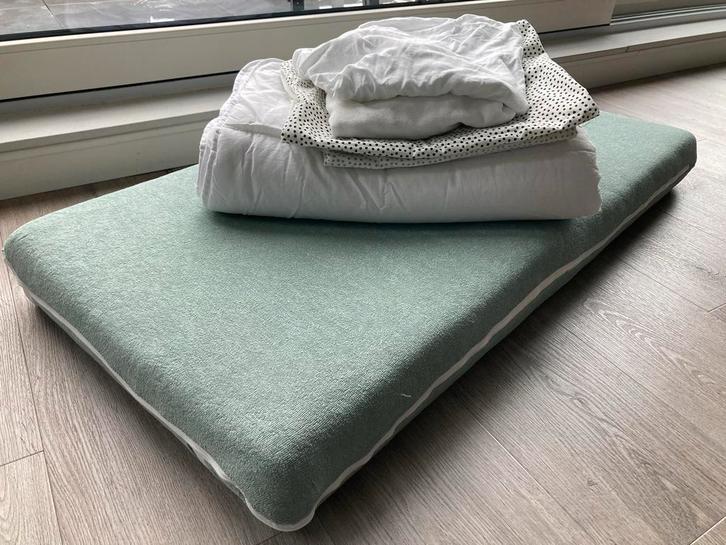 Peuter Dekbedset - HEMA, Huis en Inrichting, Slaapkamer | Beddengoed, Zo goed als nieuw, Deken of Dekbed, Eenpersoons, Wit, Ophalen of Verzenden