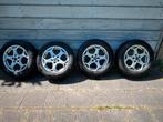 Aluminium velgen + winterbanden, Auto-onderdelen, Banden en Velgen, 16 inch, Banden en Velgen, Personenwagen, Gebruikt