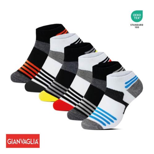 Dames Katoenen enkel- Sneakersokken 6-pack, Kleding | Dames, Sokken en Kousen, Nieuw, Sokken en Kniesokken, Maat 35 t/m 38, Overige kleuren