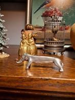 Antieke dieren messenleggers - hond, vos, haas, etc., Ophalen of Verzenden