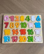 Houten cijfer puzzel, Ophalen of Verzenden, 10 tot 50 stukjes, Zo goed als nieuw