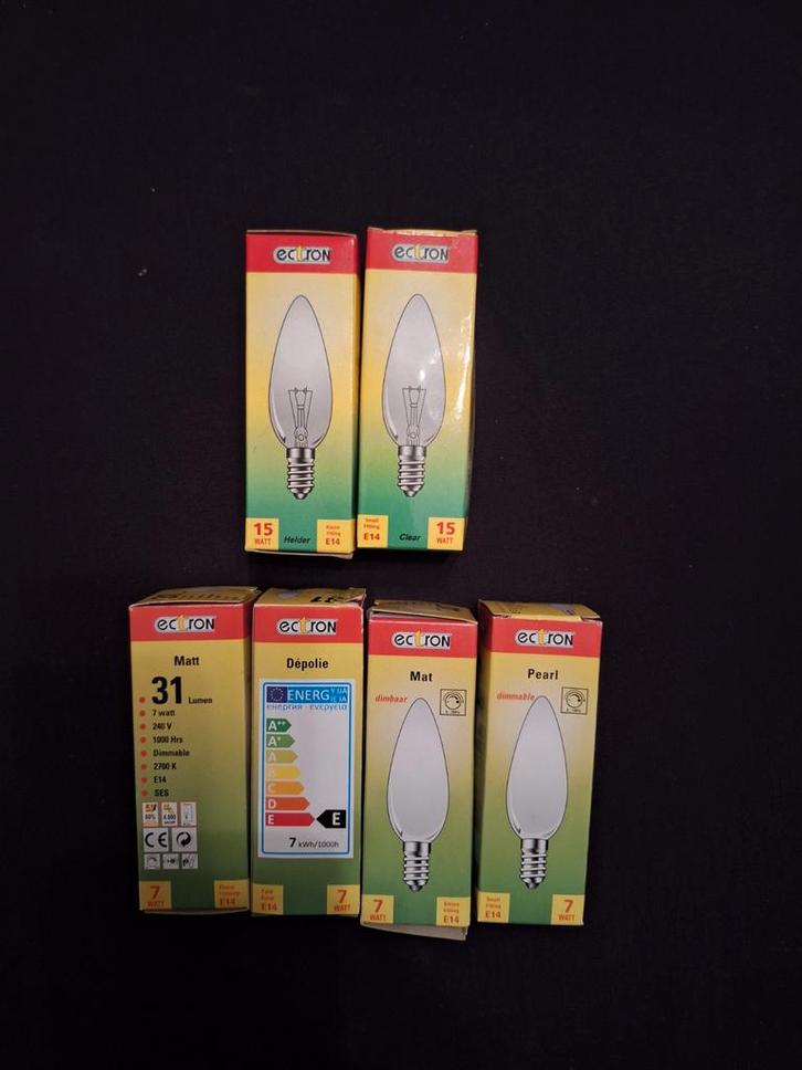LED Lampen E14 7W - 6 stuks (Mat & Helder), Huis en Inrichting, Lampen | Losse lampen, Ophalen of Verzenden