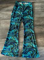 Colourful Rebel flared pants groen/blauw, maat XL, Blauw, Maat 46/48 (XL) of groter, Ophalen of Verzenden, Zo goed als nieuw