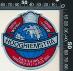 Sticker: Hooghiemstra - Hardegarijp (2), Ophalen of Verzenden, Zo goed als nieuw, Bedrijf of Vereniging