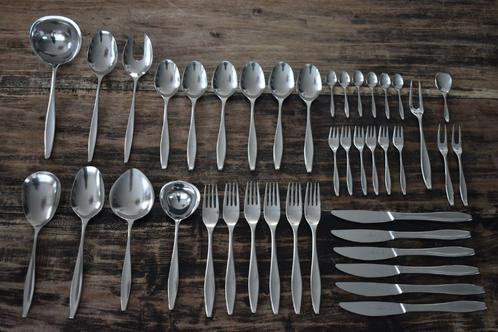 Van Kempen en Begeer Keltum S20 Jolie 6 persoons cassette, Huis en Inrichting, Keuken | Bestek, Gebruikt, Bestekset, Rvs of Chroom