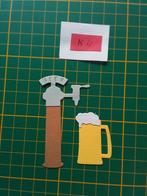 K4 Stansjes biertap met bier pul, Hobby en Vrije tijd, Ophalen of Verzenden, Nieuw, Kerst, Overige typen