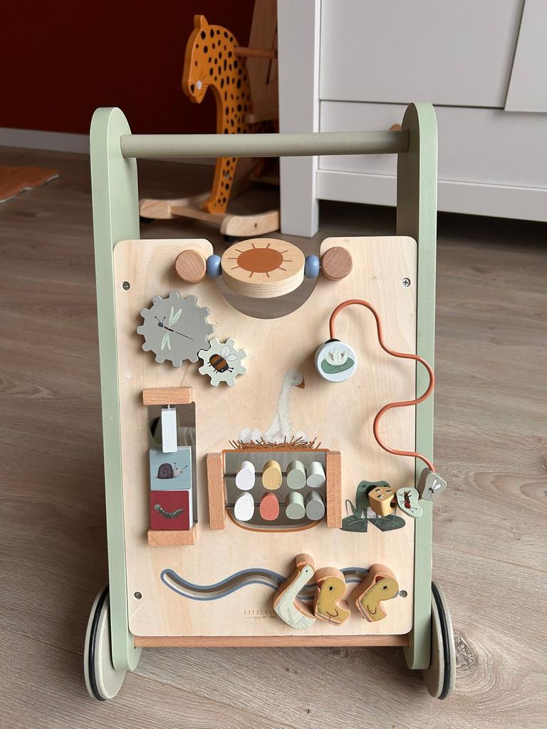 Looprekje voor baby's Little Dutch, Kinderen en Baby's, Ophalen, Zo goed als nieuw, Babygym, Met wieltjes