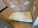 Meegroeibed IKEA MINNEN wit incl lattenbodem &meegroeimatras, Kinderen en Baby's, Kinderkamer | Bedden, Ophalen, 70 tot 85 cm