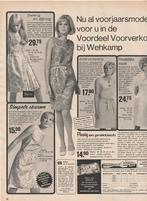 Retro reclame 1968 Wehkamp catalogus met damesmode, Verzenden, Overige typen