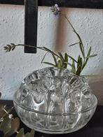 Bloemensteker ,flowerfrog ,glas?stoer brocante,landelijk, Ophalen of Verzenden