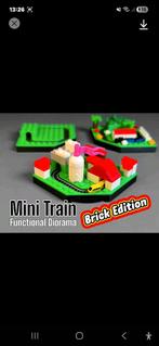 Mini Trein Brick Edition Diorama, Overige genres, 1 speler, Ophalen of Verzenden, Zo goed als nieuw