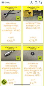 UITVERKOOP MOTO GUZZI ONDERDELEN, Ophalen, Nieuw