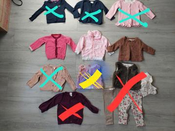 Vesten maat 74 meisje vest vestje vestjes bontje vachtje beschikbaar voor biedingen