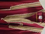Mooie Kaftan Jeleba heren Donker rood/goud, Ophalen of Verzenden, Nieuw, Overige kleuren, Accessoires