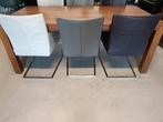 Bert Plantagie eetkamer stoelen 6 stuks, Ophalen, Zo goed als nieuw, Grijs, Vier