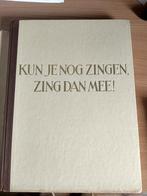 Kun je nog zingen, zing dan mee!, Boeken, Muziek, J.Veldkamp en K.de Boer, Algemeen, Ophalen, Gelezen