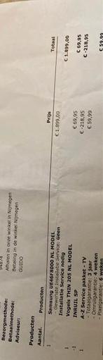 televisie, Ophalen, 50 Hz, Samsung, 100 cm of meer