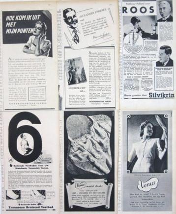 60+ grote advertenties reclames uit 1939 en 1940 Castella beschikbaar voor biedingen
