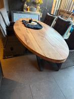 Eettafel ovaal, 100 tot 150 cm, 200 cm of meer, Ophalen of Verzenden, Zo goed als nieuw