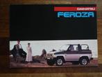 Daihatsu Feroza 4x4 (1989), Boeken, Auto's | Folders en Tijdschriften, Nieuw, Overige merken, Ophalen of Verzenden