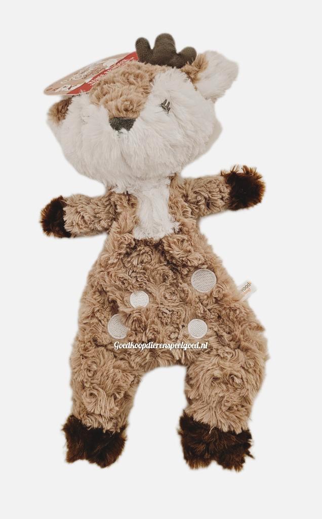 KERST! Hondenspeelgoed  " Rendier knuffel met knisper+piep ", Dieren en Toebehoren, Hondenspeelgoed, Nieuw, Knuffels, Ophalen of Verzenden