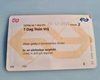 Trein Ticket 1 dag vrij reizen door Nederland, Eén persoon, Trein, Algemeen kaartje